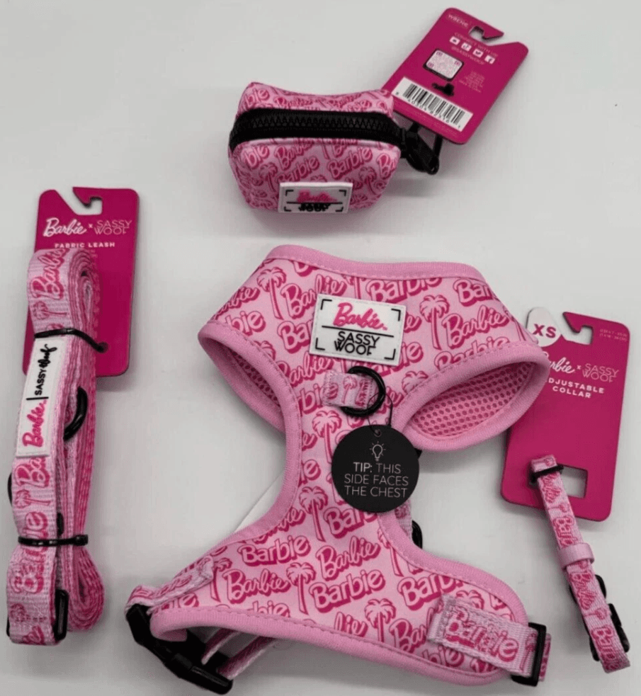 4-Piece Barbie Sassy Woof Dog Accessories Set – Limited Edition, XS - Image 1