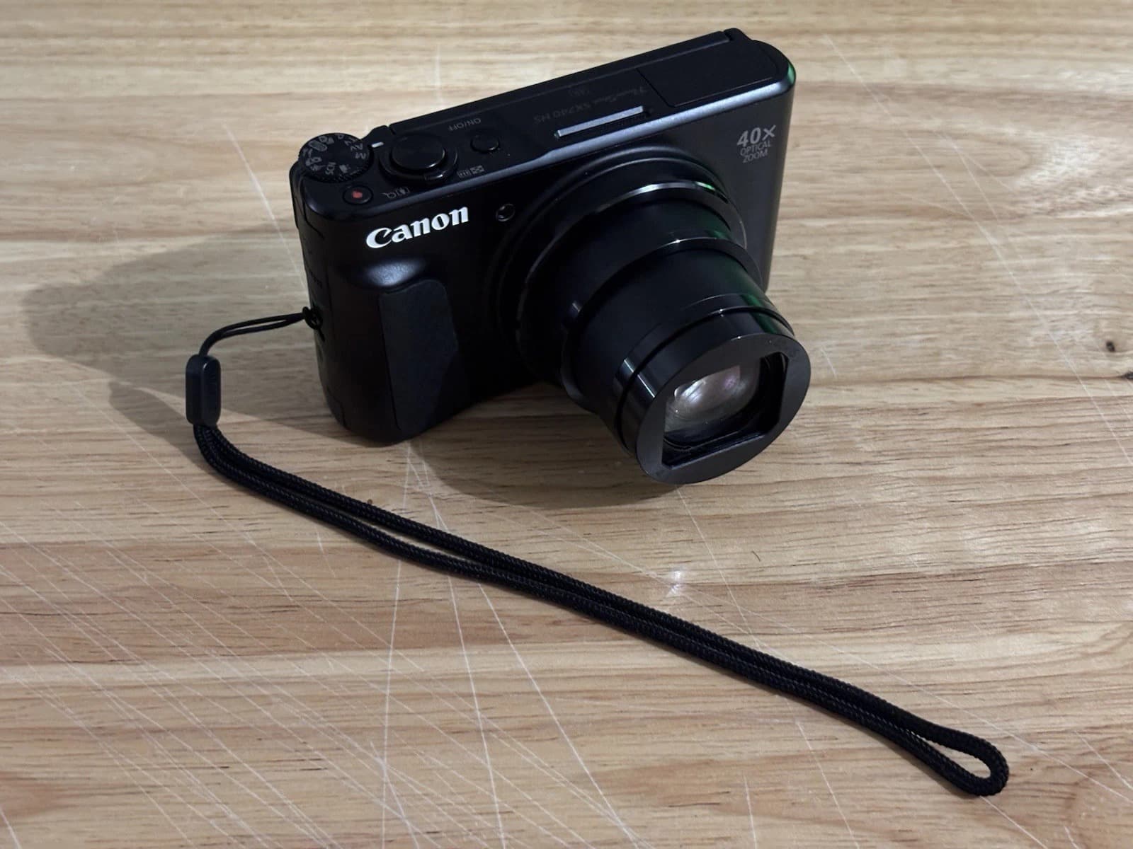 Canon PowerShot SX740 HS – 4K UHD Compact Digital Camera (Black) 20.3MP - Image 1