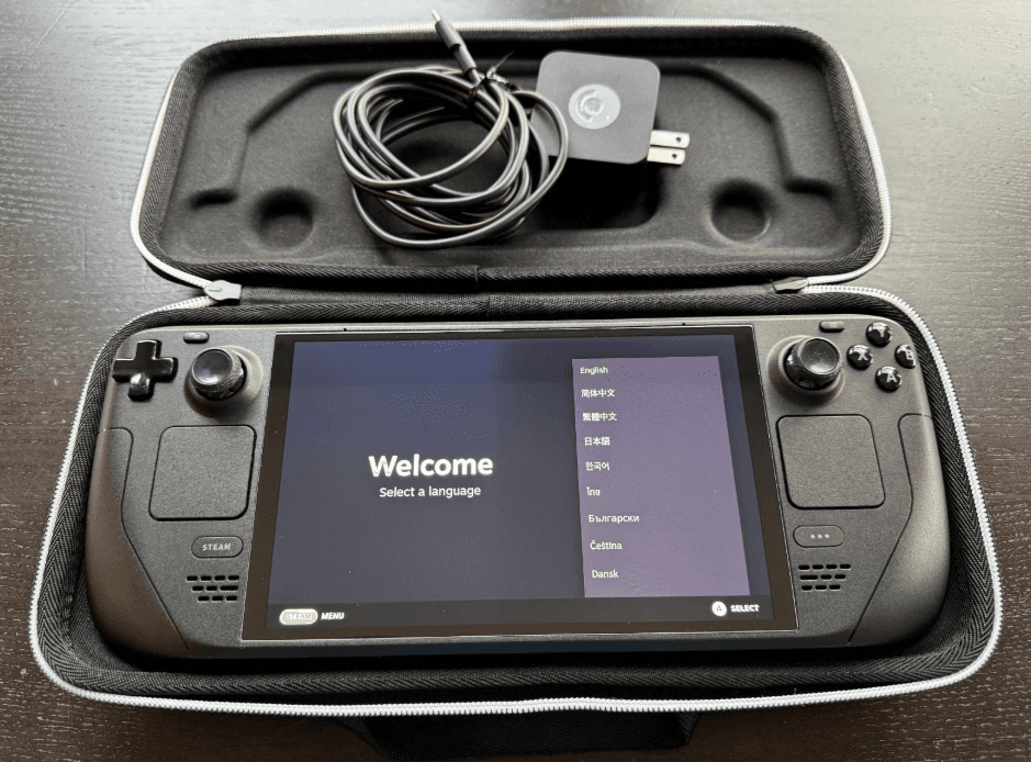 Valve Steam Deck OLED Handheld Console 2TB Black – Includes Case & Charger - Image 1